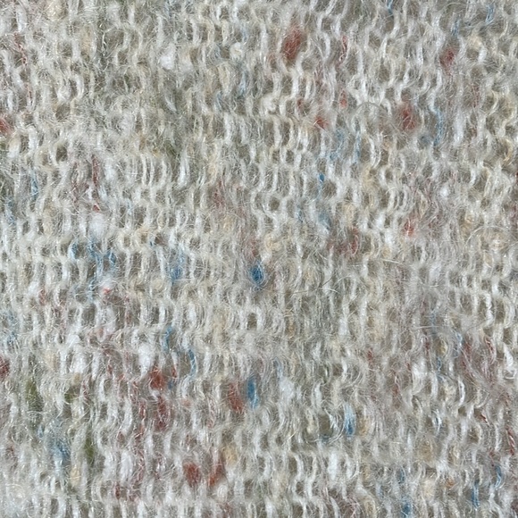 Nethy Products Sweater Made In Scotland Hand Framed Chunky Oversized Mohair Wool - Picture 3 of 9